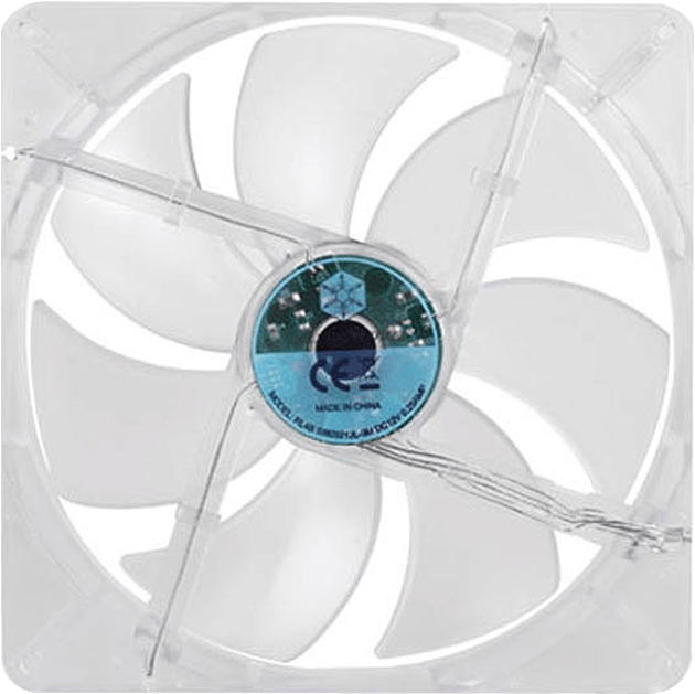 Fn181-bl 180mm, Blue Leds, 700 Rpm, 100 Cfm, 18 Dba, - Cd Clipart (700x700), Png Download