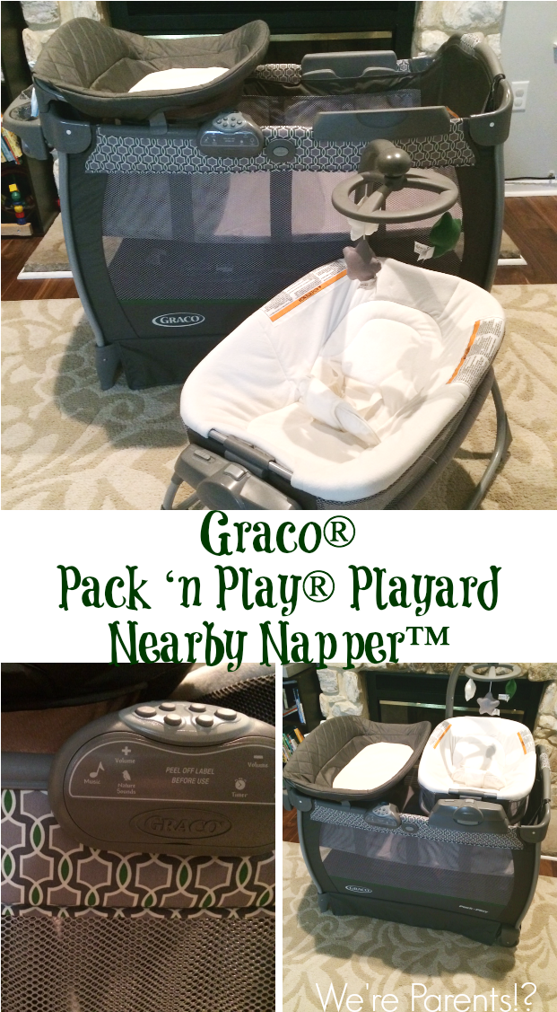 Graco® Pack 'n Play® Playard Nearby Napper™ - Graco Pack N Play With Blue Circles Clipart (636x1142), Png Download