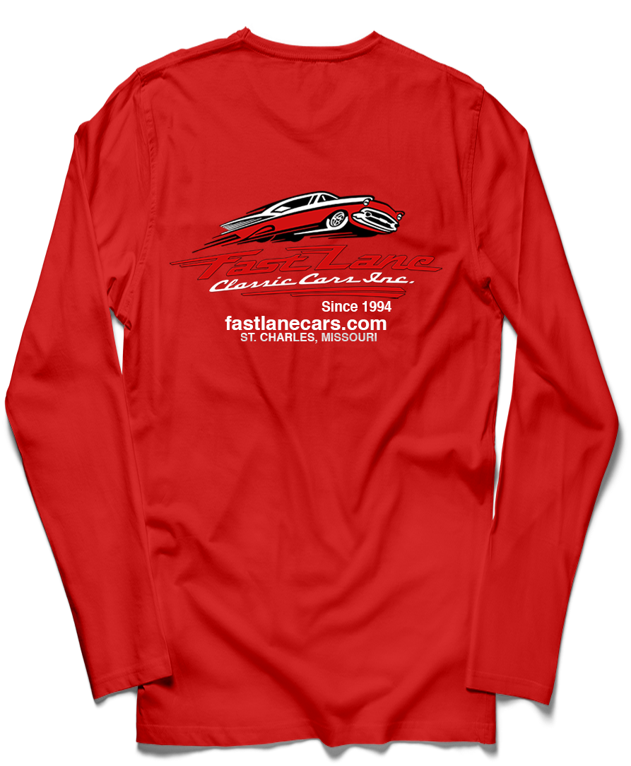 Fast Lane Long Sleeve T-shirt - Long-sleeved T-shirt Clipart (900x1163), Png Download