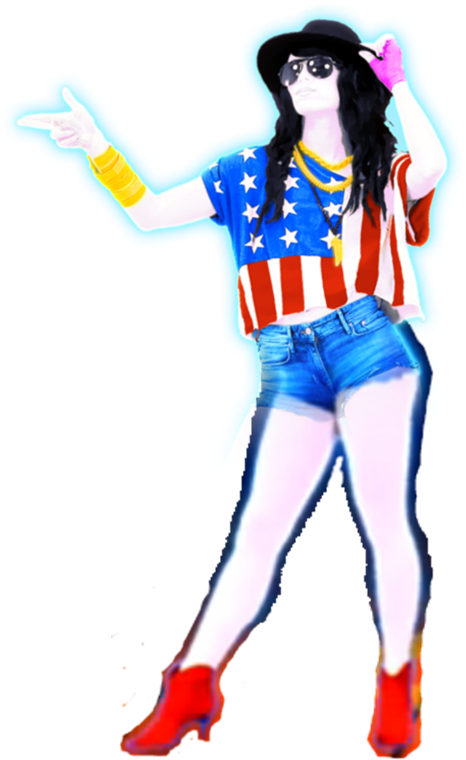 Just Dance Timber Girl , Png Download - Imagenes De Just Dance Timber Clipart (466x760), Png Download