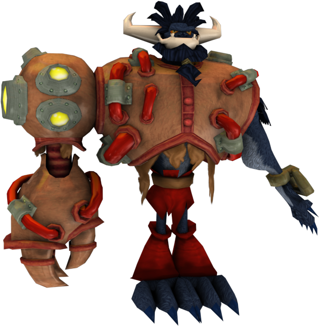 Download Zip Archive - Jak And Daxter Metal Heads Clipart (622x636), Png Download