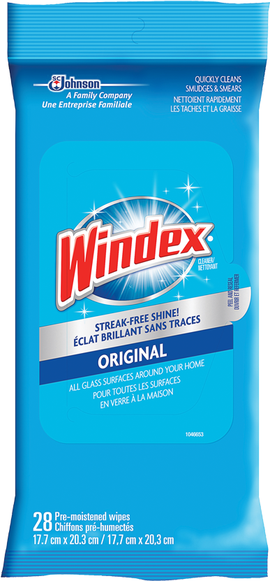 Windex Glass & Surface Wipes - Windex Clipart (850x850), Png Download