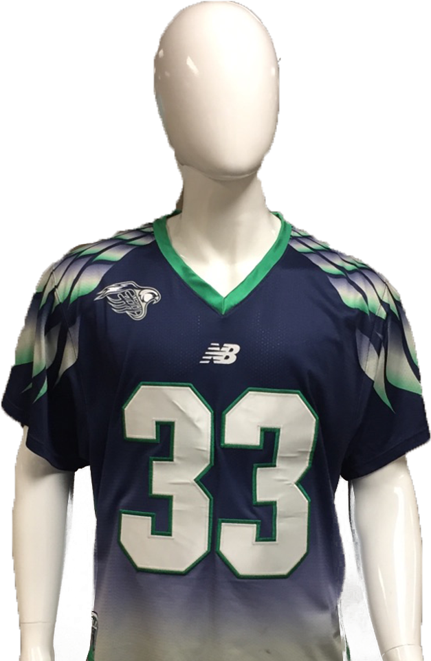 Mike Evans Game-worn Blue Jersey - Kick American Football Clipart (1000x1000), Png Download
