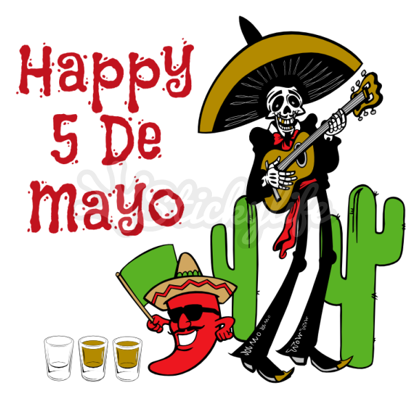 Happy 5 De Mayo Decal - 6 October Smile Day Clipart (940x587), Png Download