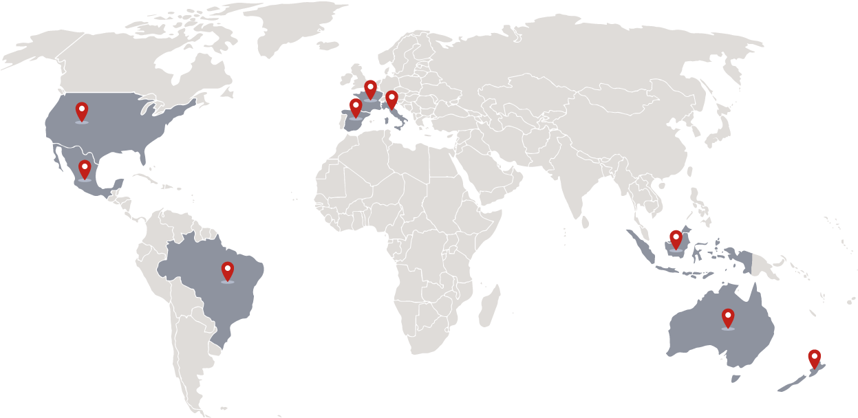 World-map - Strategic Partners Of India Clipart (1261x638), Png Download