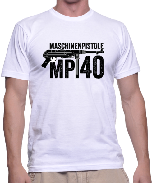 Mp40 T-shirt - Shirt With A Tank Clipart (600x588), Png Download