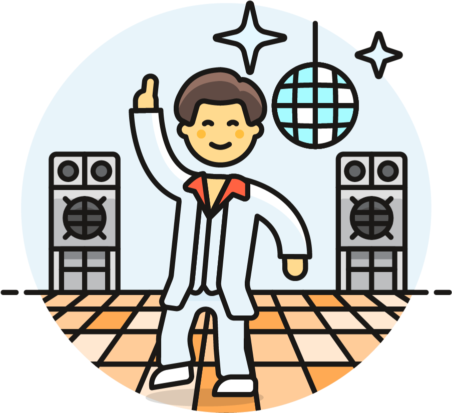 29 Retro Dance Male Asian Clipart (1025x1148), Png Download