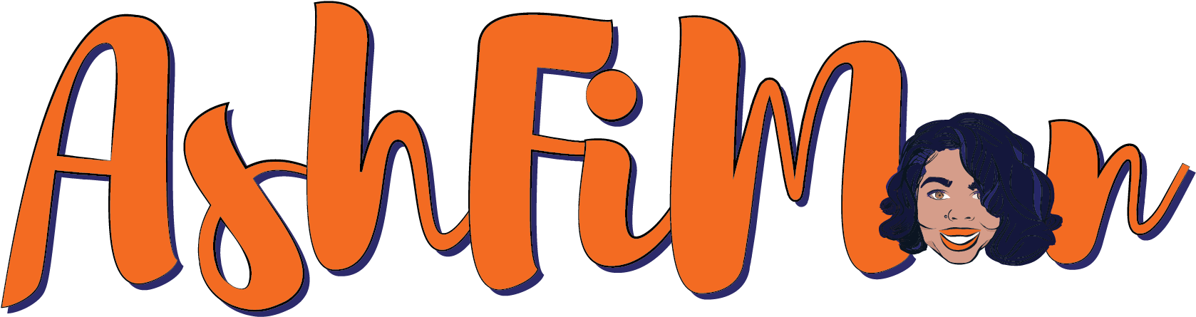 Ashfimon Horizontal Logo - Calligraphy Clipart (2310x1023), Png Download