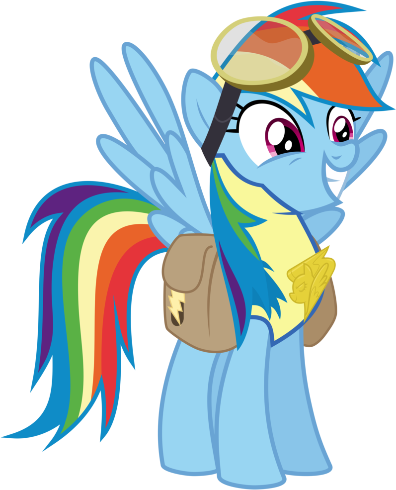 Save Print Pictures My Little Pony Rainbow Dash - My Little Pony L Amicizia Clipart (803x996), Png Download