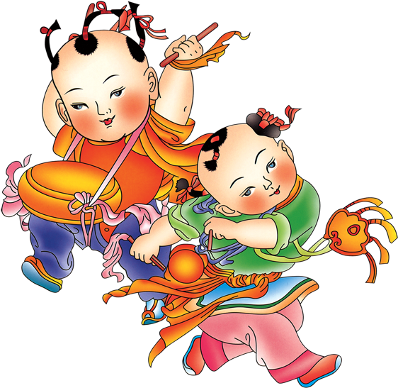 Chinese New Year Poster, New Years Poster, Chinese - Анимация Китайский Новый Год Clipart (600x582), Png Download