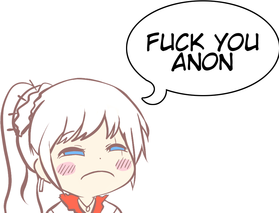 139kib, 1000x756, Anon - Rwby Reaction Clipart (1000x756), Png Download