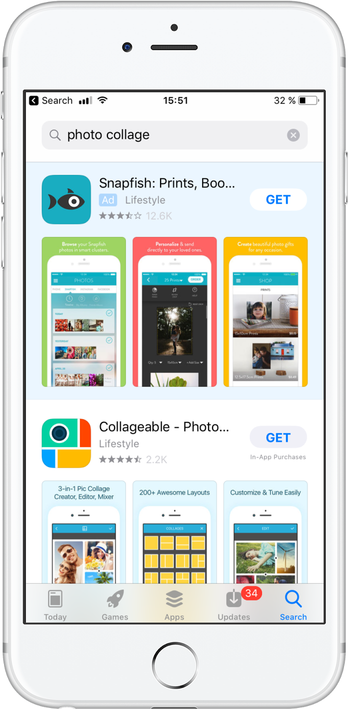 Apple Search Ads - Iphone Clipart (1600x1600), Png Download