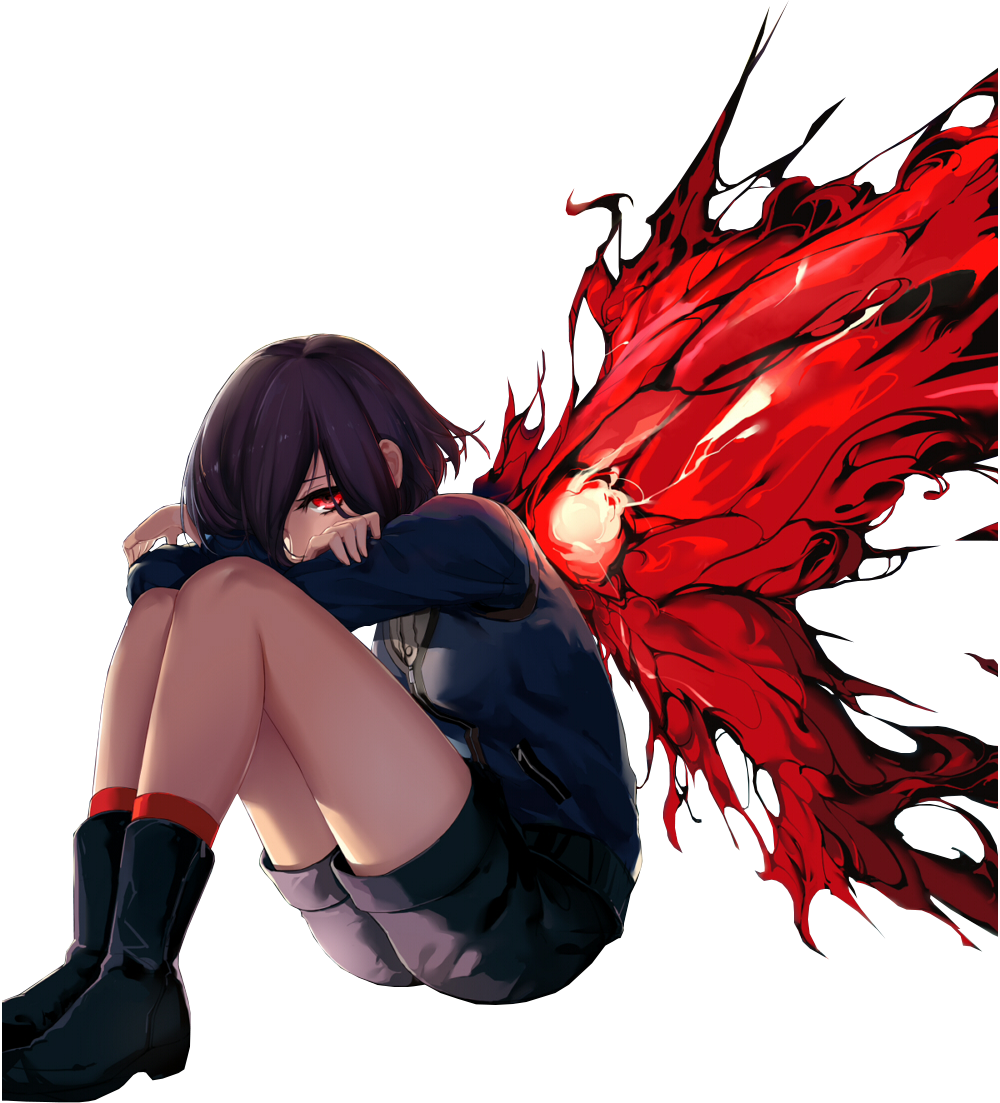 Anime Art Tokyo Ghoul Kirishima Touka - Touka Tokyo Ghoul Png Clipart (1000x1103), Png Download