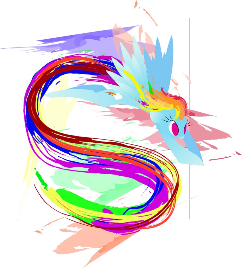 #mlp #my #little #pony #rainbow #dash #art #colorful - Graphic Design Clipart (849x941), Png Download