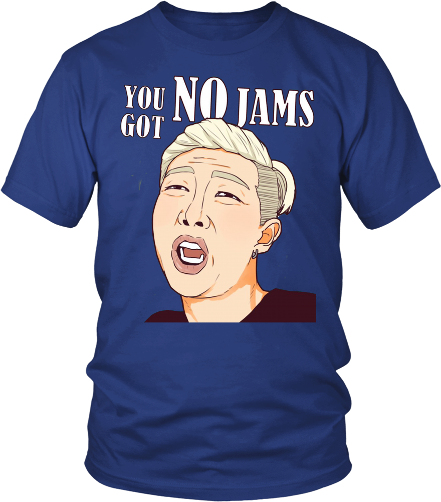 Bts You Got No Jams Rap Monster Printed Graphic T-shirt - Larry Bernandez T Shirt Clipart (1000x1000), Png Download