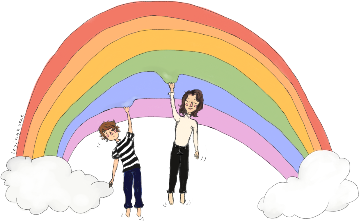 Kompas, Serce, Larry Stylinson, Harry Styles - Illustration Clipart (1280x960), Png Download