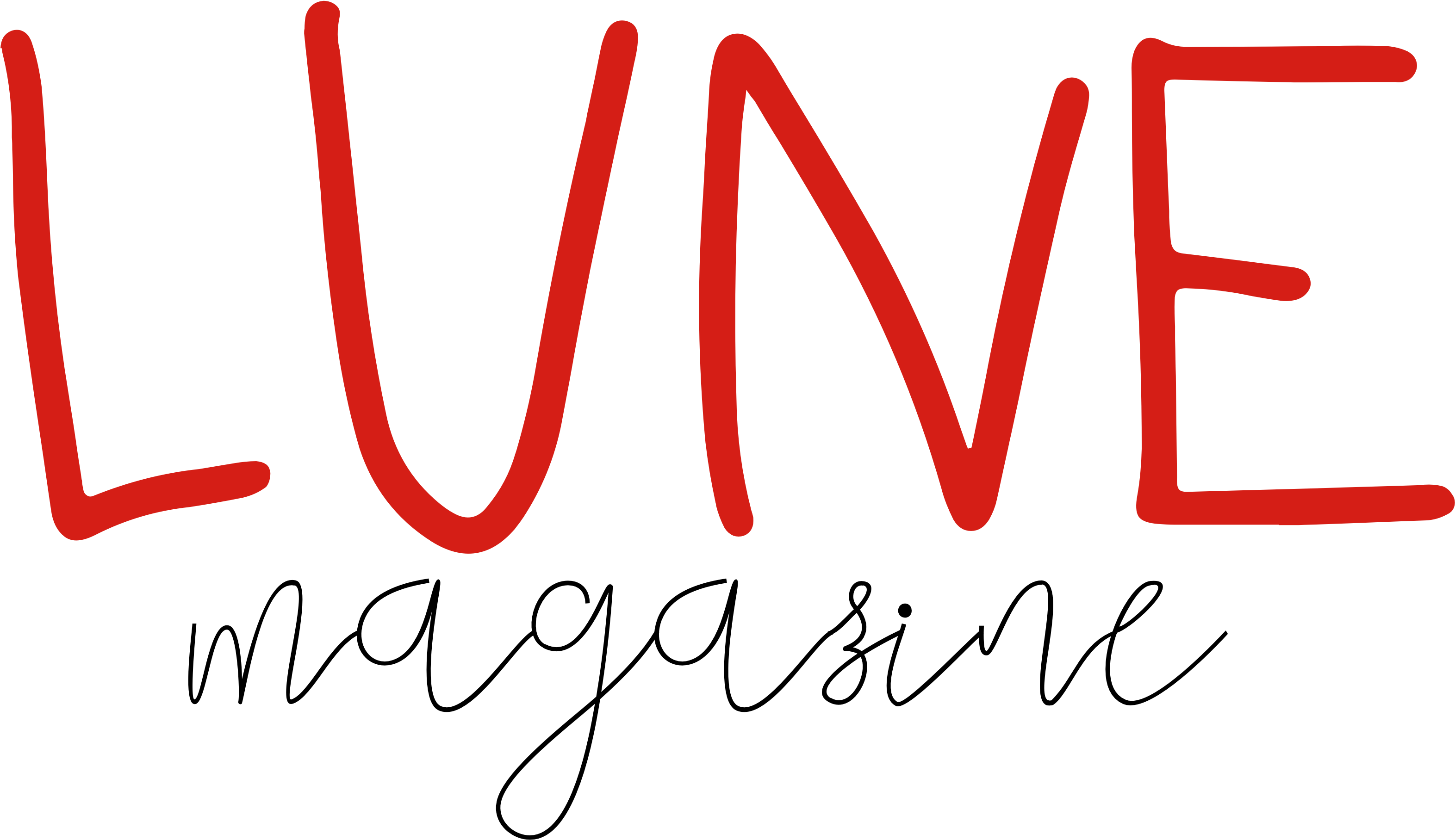 Lune Magazine - Calligraphy Clipart (3270x2023), Png Download