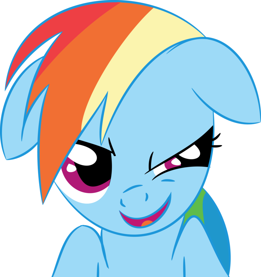 **alucardshellhound Rolled A Random Image Posted In - Rainbow Dash Clipart (868x921), Png Download