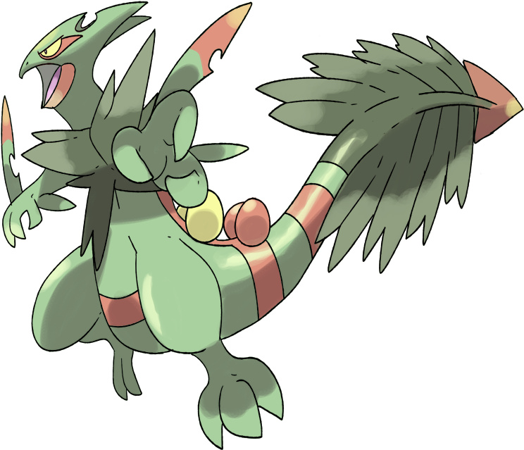 Geniii - Starter - Coming - Through , - Mega Sceptile Clipart (800x702), Png Download