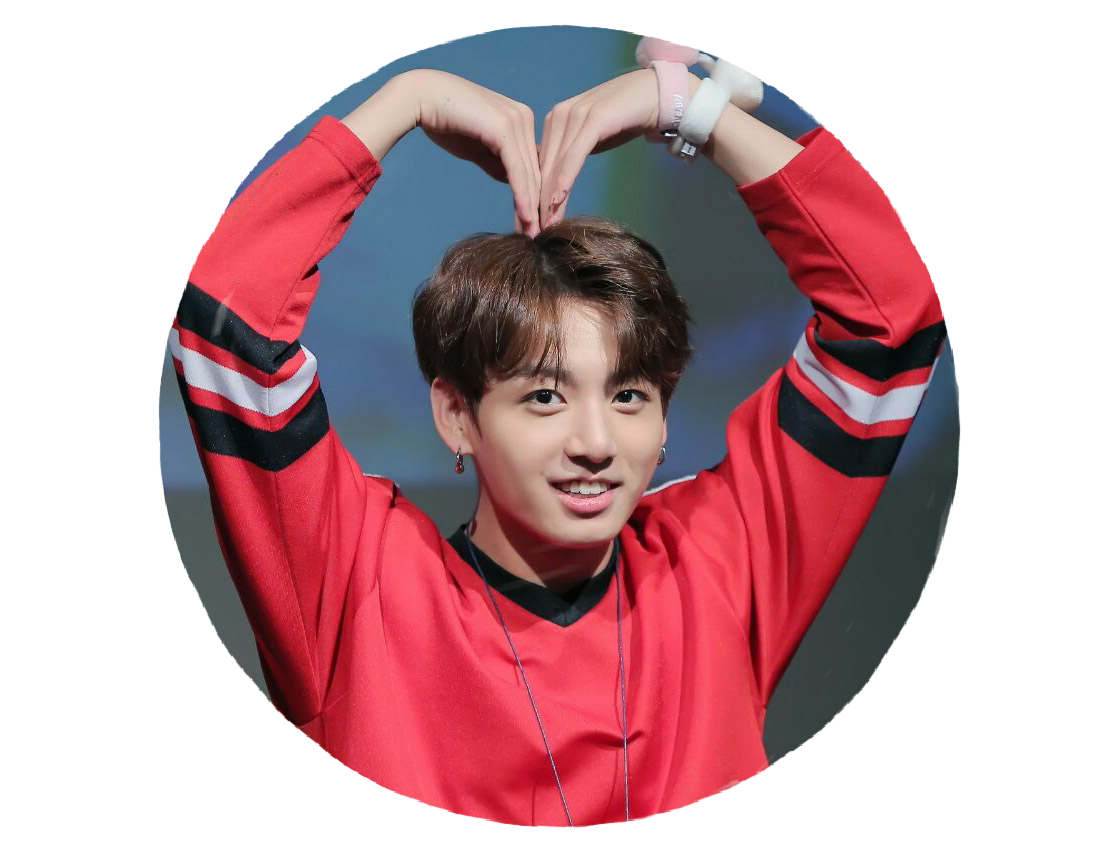Jungkook With A Heart Clipart (1107x852), Png Download
