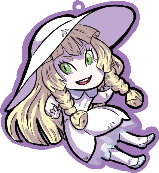 Lillie/gladon Charm - Cartoon Clipart (600x600), Png Download