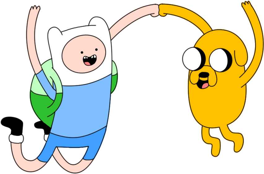 Adventure Time Finn And Jake Clipart (900x622), Png Download