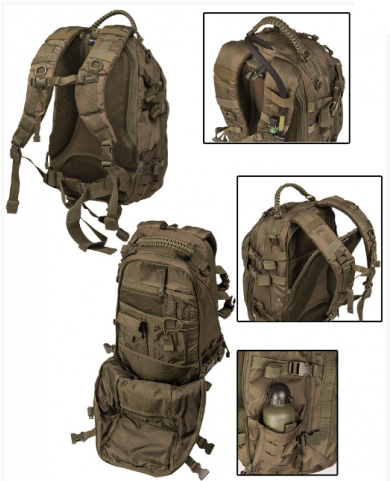 Mil Tec Mission Pack Laser Cut Small Clipart (640x480), Png Download