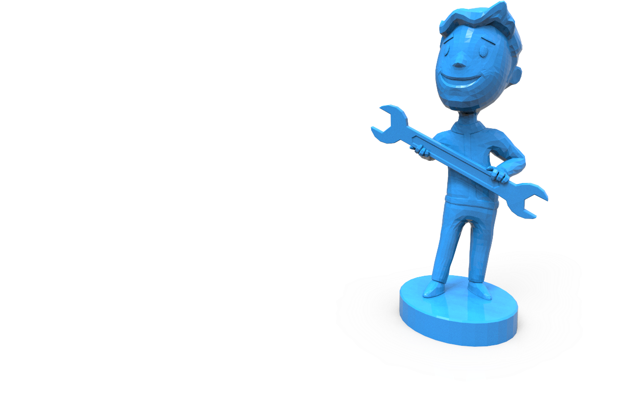 Vault Boy - Figurine Clipart (1300x1001), Png Download