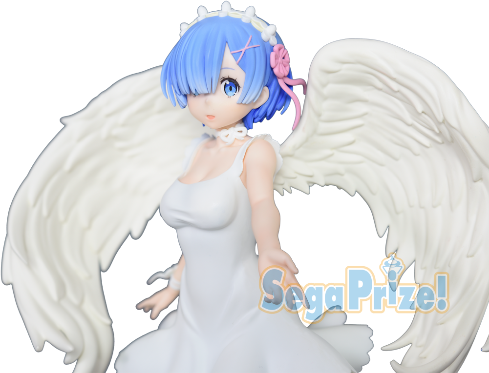 Sega Re Zero Starting Life In Another World Limited - Re ゼロ から 始める 異 世界 生活 リミテッド プレミアム フィギュア レム 鬼 天使 Ver Clipart (1000x1000), Png Download