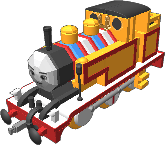 The Mascot For The Tinyspider Railway Also Tony - Locomotive Clipart (768x768), Png Download