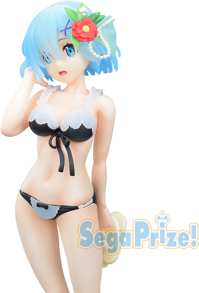 Rem Re Zero Kara Hajimeru Isekai Seikatsu Summer Beach - Summer Beach Figure Rem Clipart (1000x1000), Png Download