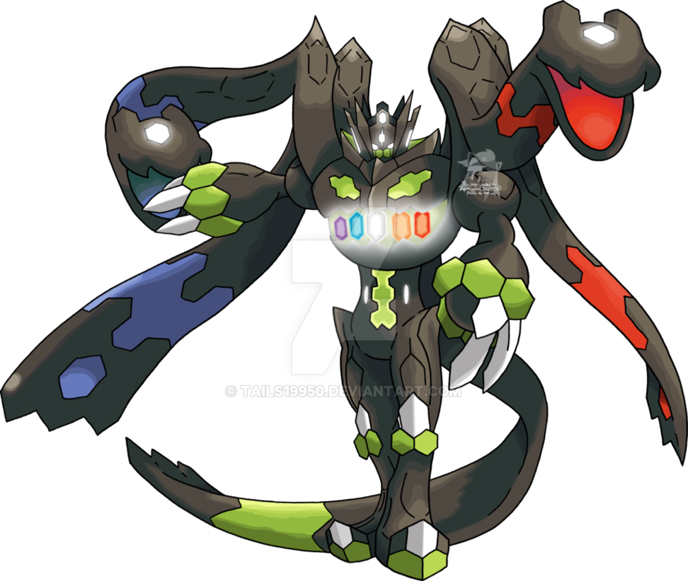 Zygarde Complete Forme Clipart (972x822), Png Download