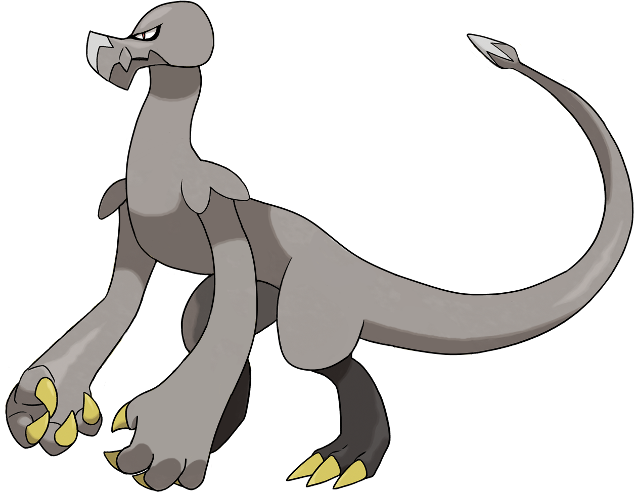 Anyway, Here's Kommo-o Without Scales Or Hair - Pokémon Do Tipo Dragão Clipart (1280x1000), Png Download