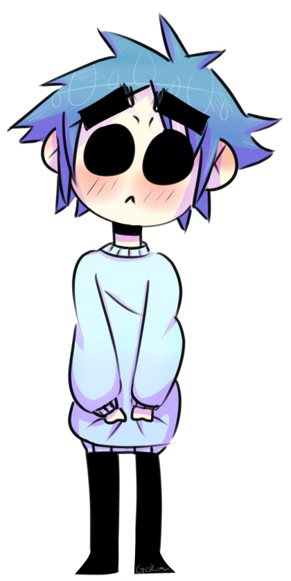 I Made Another 2d And I'm Actually Really Happy With - Cartoon Clipart (493x879), Png Download