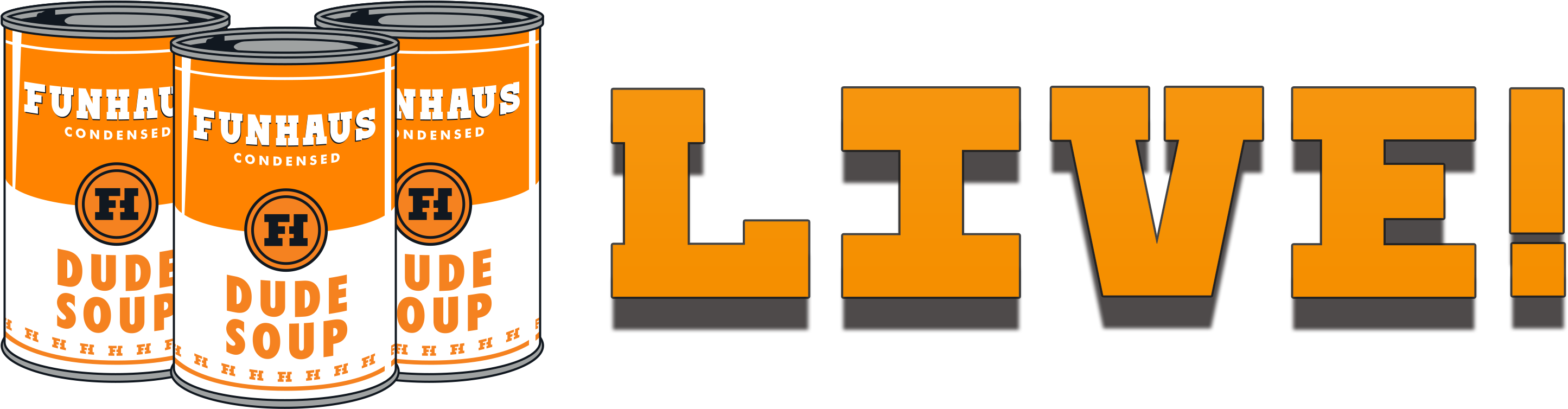 Pef1yfc - Funhaus Clipart (3106x819), Png Download