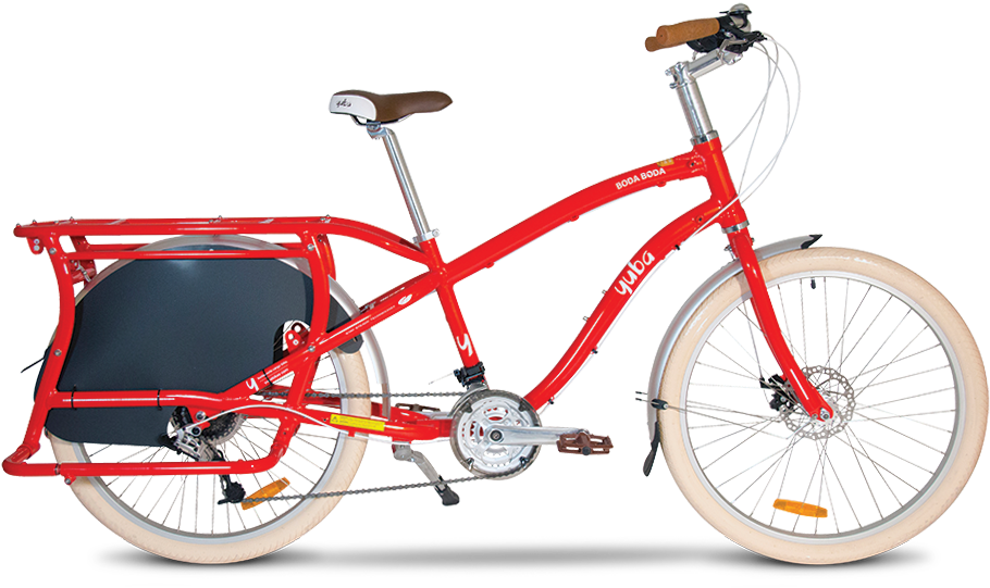 Boda Boda Yuba , Png Download - Kids Cargo Bikes Clipart (910x541), Png Download