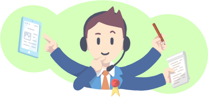 Customer Clipart Satisfied Customer - Cartoon - Png Download (1000x500), Png Download