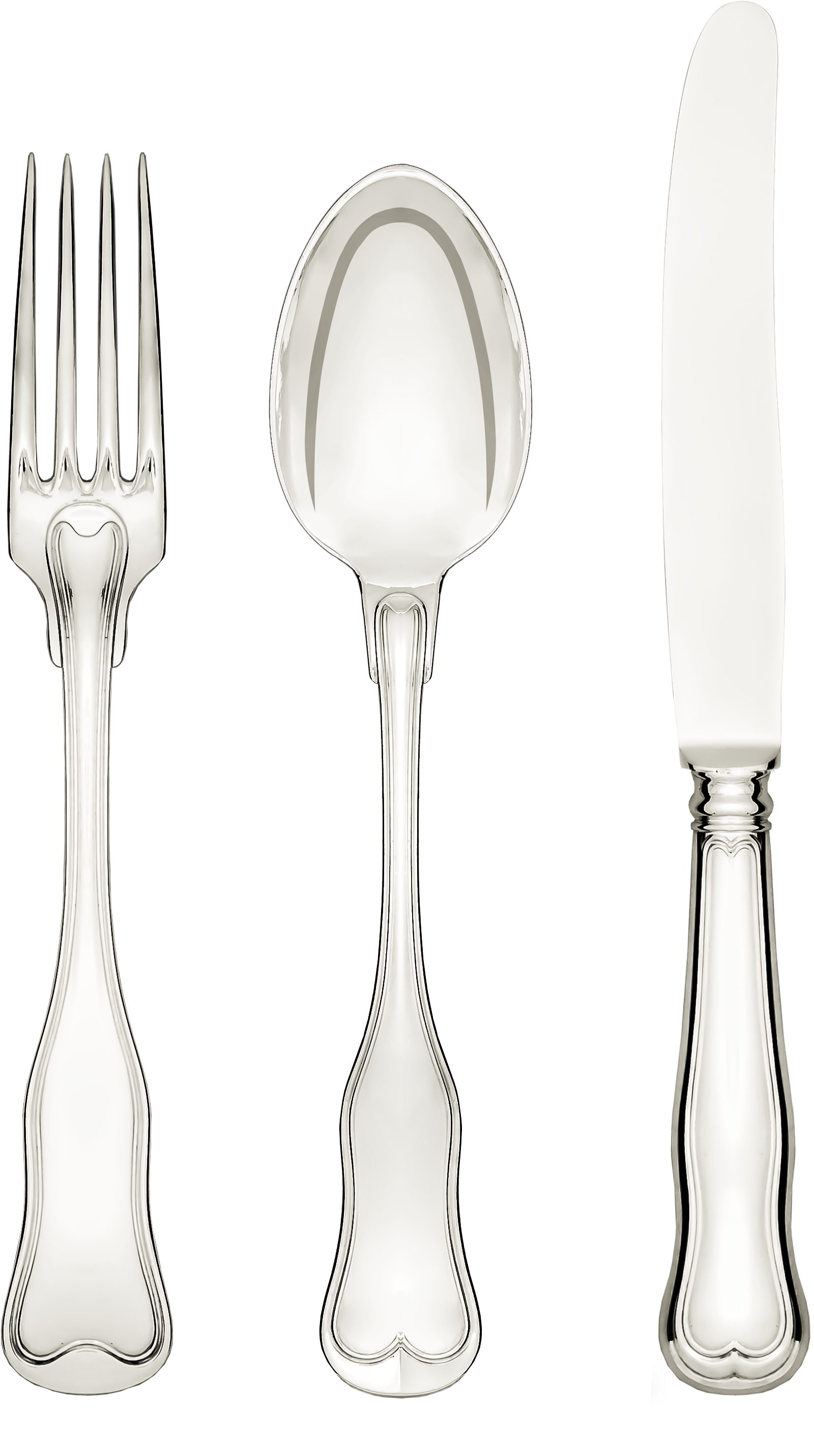 Jarosinski & Vaugoin Hand Forged Silver Cutlery Design - Fork Clipart (2000x3000), Png Download