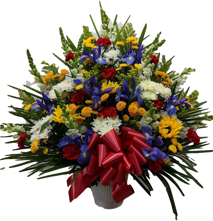 Sorrow Basket - Bloemen Boeket Clipart (688x918), Png Download