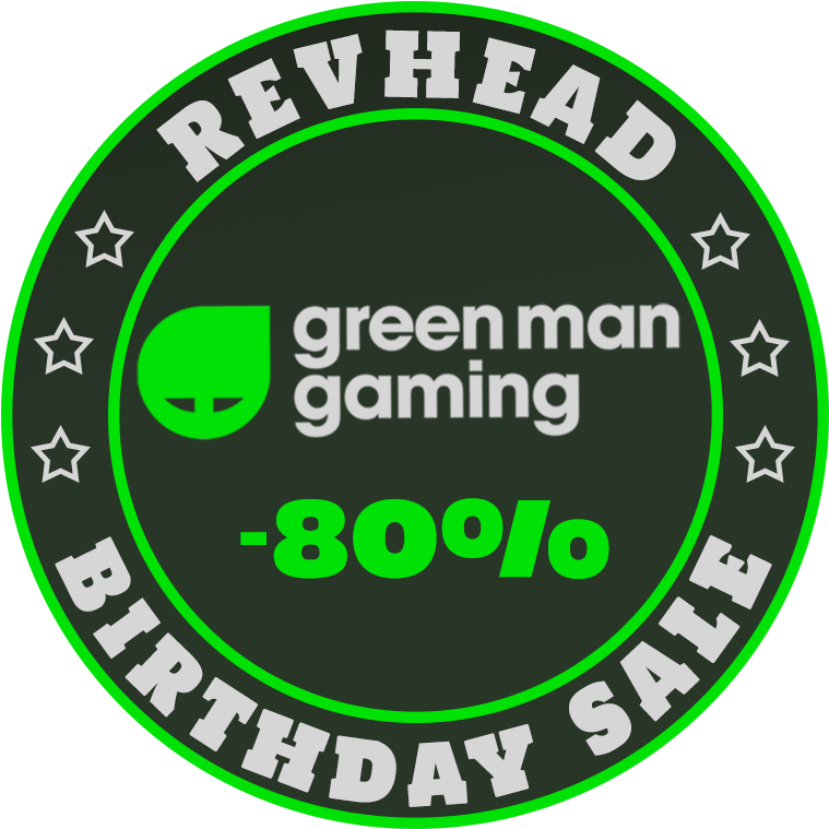 Grab Your Steam Key With 80% Off Only 1 Day - Green Man Gaming Clipart (785x785), Png Download