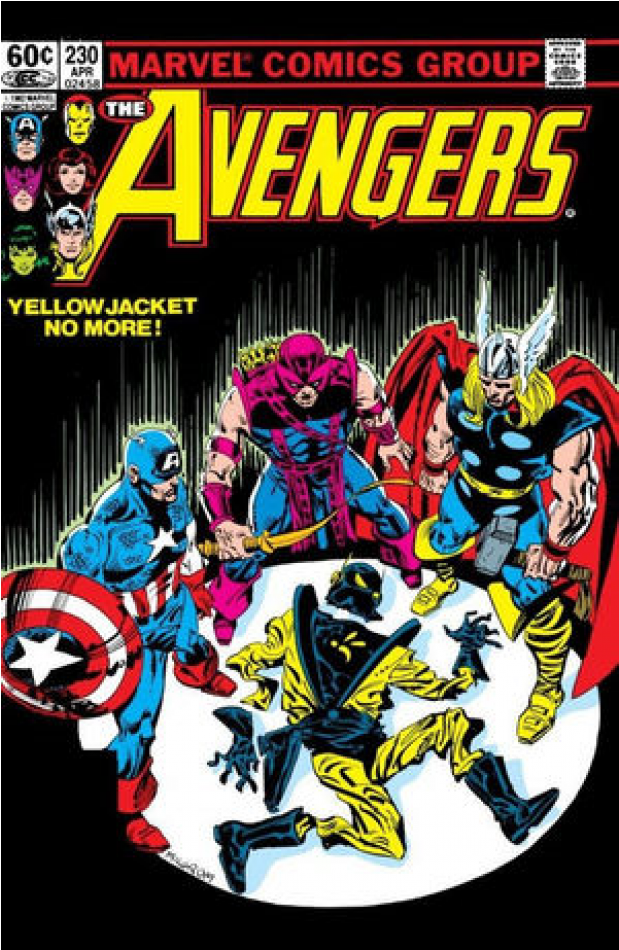 Купете Comics 1983-04 The Avengers - Thor And Hawkeye Comic Clipart (950x950), Png Download