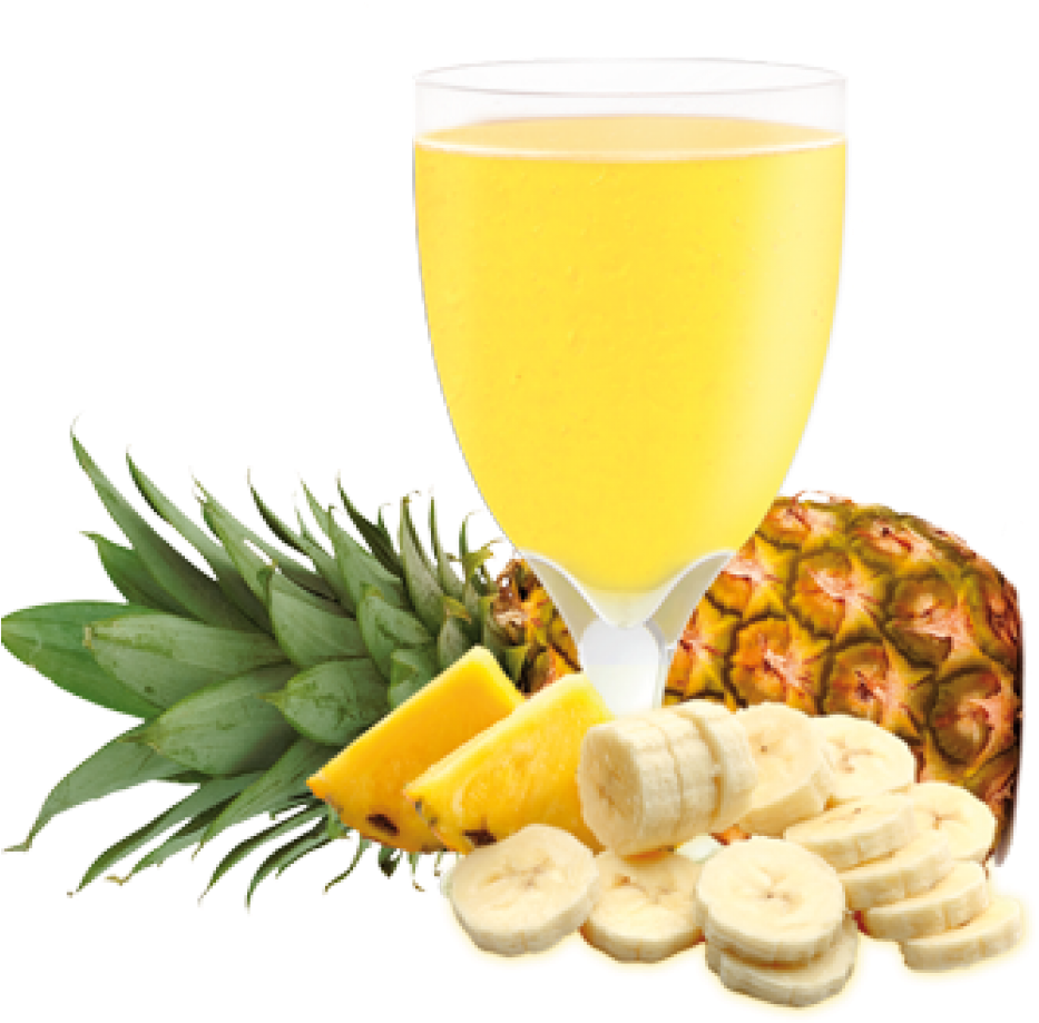 Pineapple & Banana Flavored Drink - Ideal Protein Clipart (980x980), Png Download