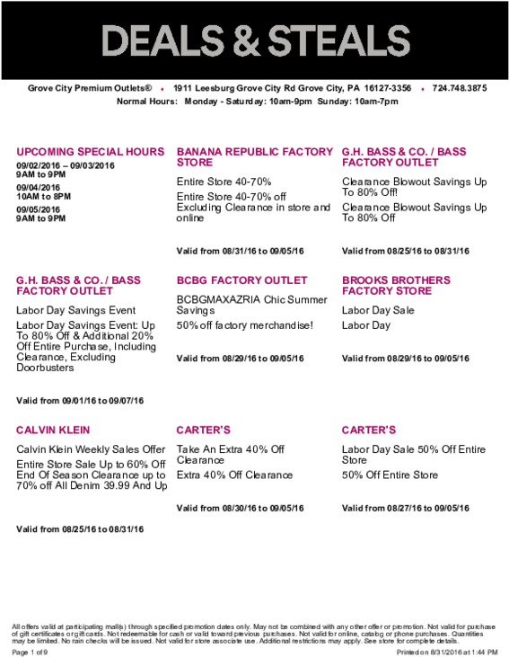 Pdf - Florida Mall Coupons Clipart (600x776), Png Download