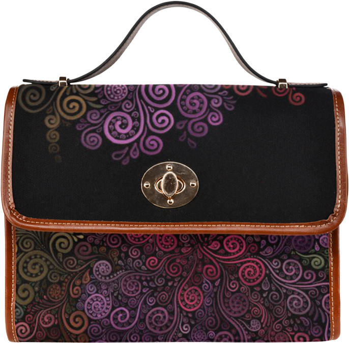 Psychedelic 3d Rose Abstract Waterproof Canvas Bag/all - Handbag Clipart (1000x1000), Png Download