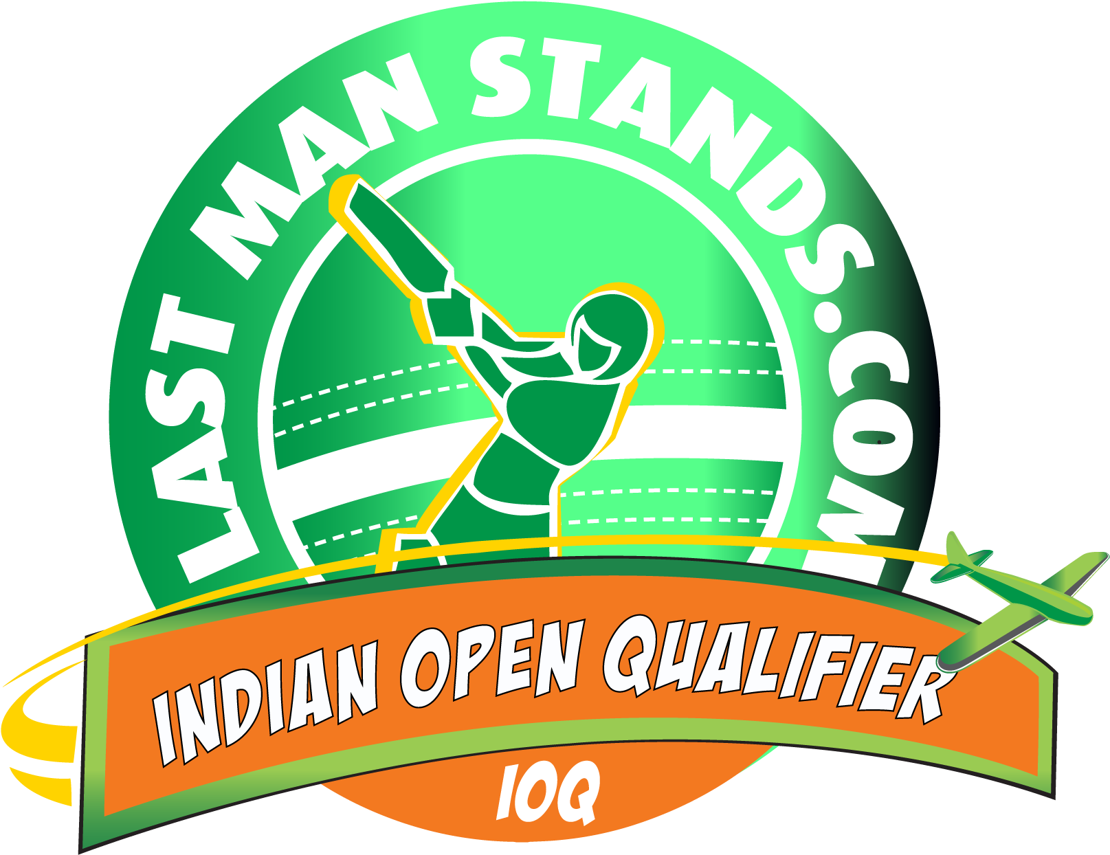 Indian Open Qualifier - Last Man Stand Cricket Clipart (1728x1728), Png Download