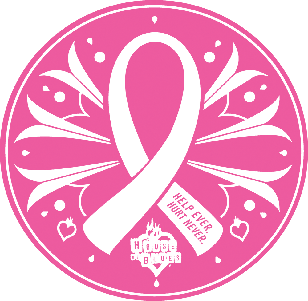 House Of Blues Is Proud To Support Breast Cancer Awareness - Breast Cancer Awareness Png Logo Clipart (1000x979), Png Download