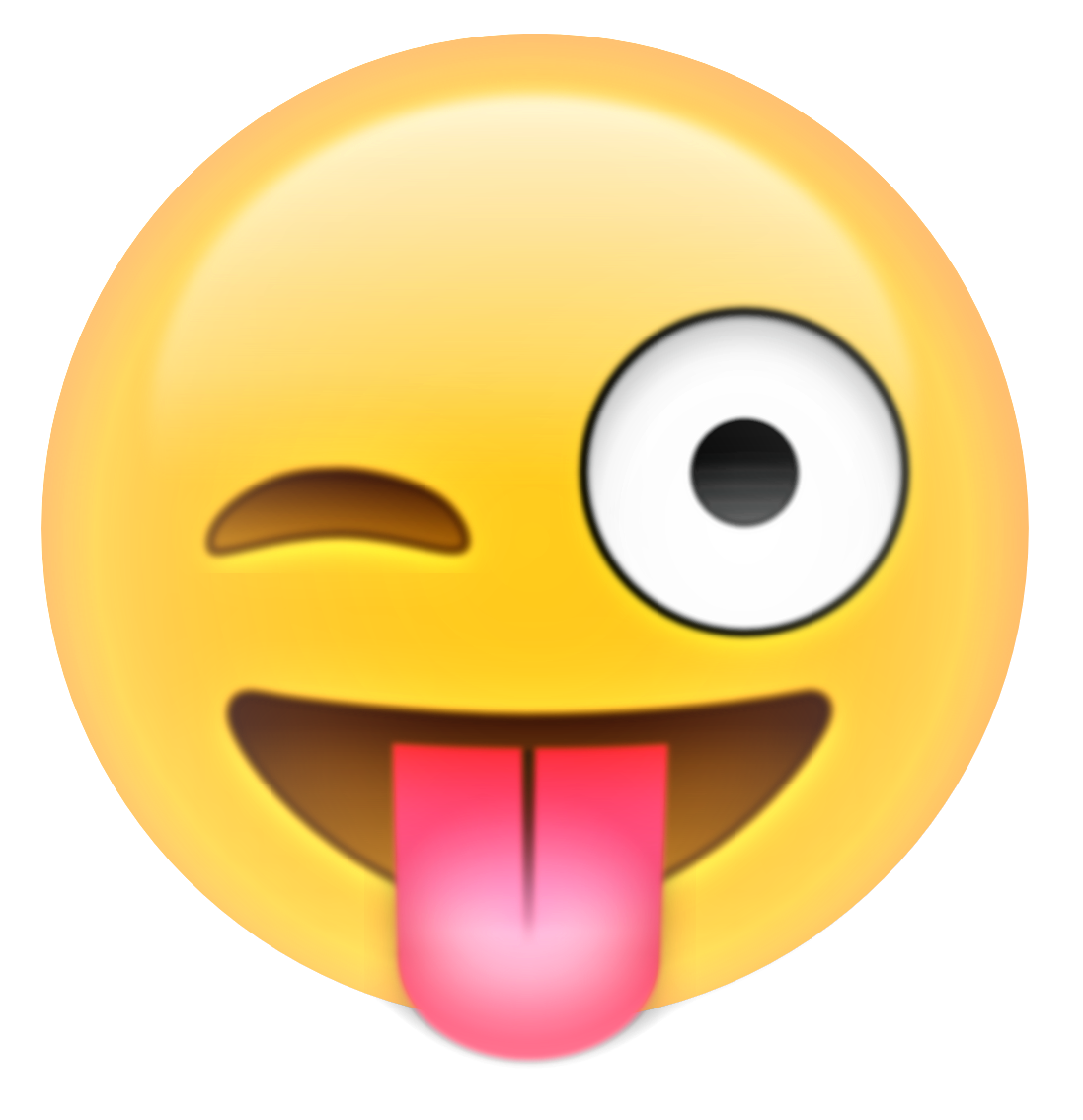 How To Draw Emojis Winking With Tongue Out Face Drawing - Wink Tongue Emoji Clipart (1096x1151), Png Download