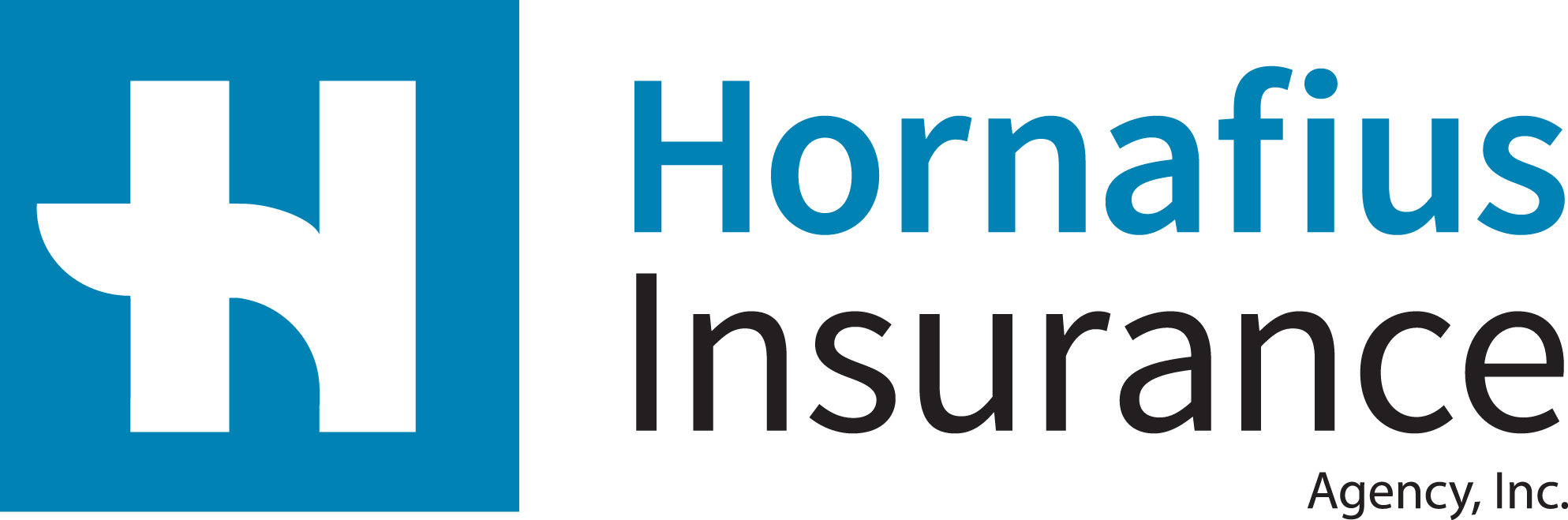 Hornafius Insurance Agency - Electric Blue Clipart (1987x659), Png Download