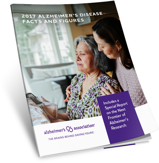 2017 Alzheimer's Disease Facts And Figures - Flyer Clipart (651x643), Png Download