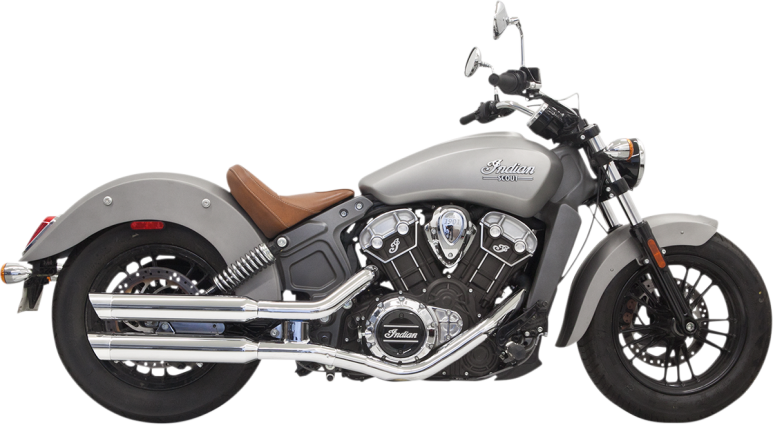 Bassani Slip On Mufflers Indian Scout - Freedom Performance Exhaust Combat Shorty Clipart (773x425), Png Download